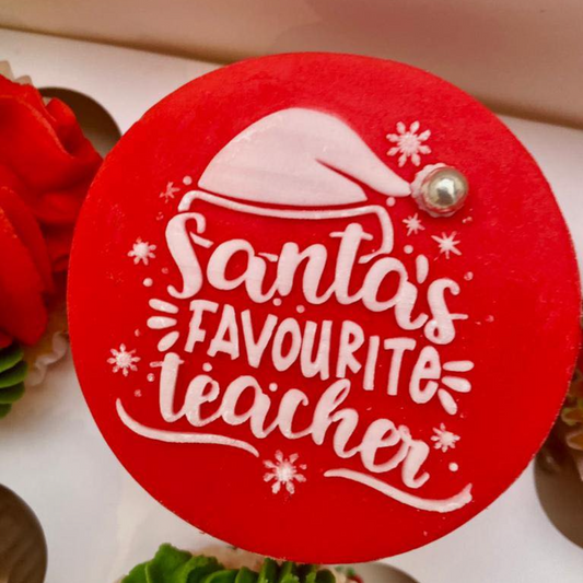 Santa's Favourite Teacher Embosser