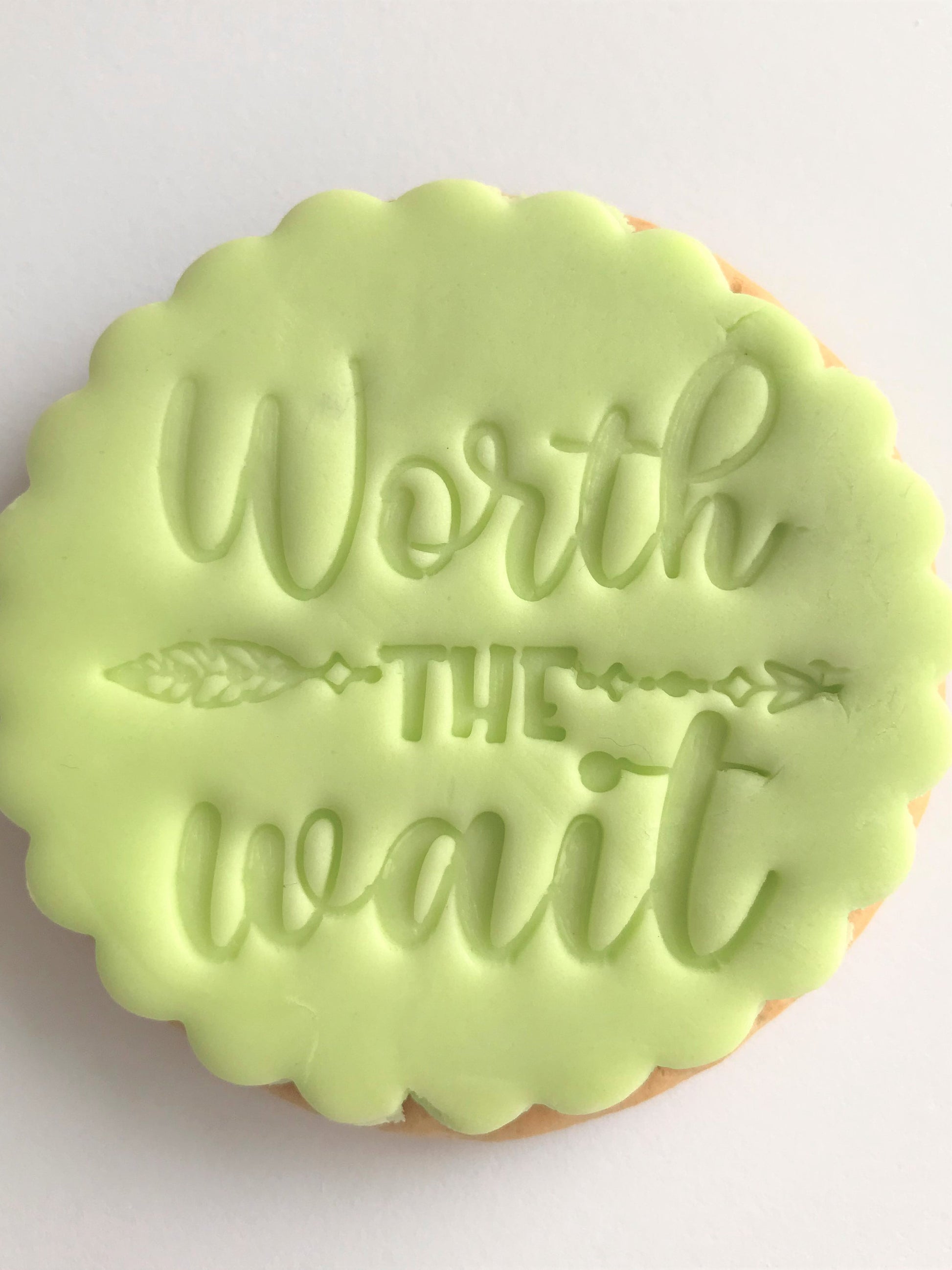Worth the Wait Stamp Cookie Stamp