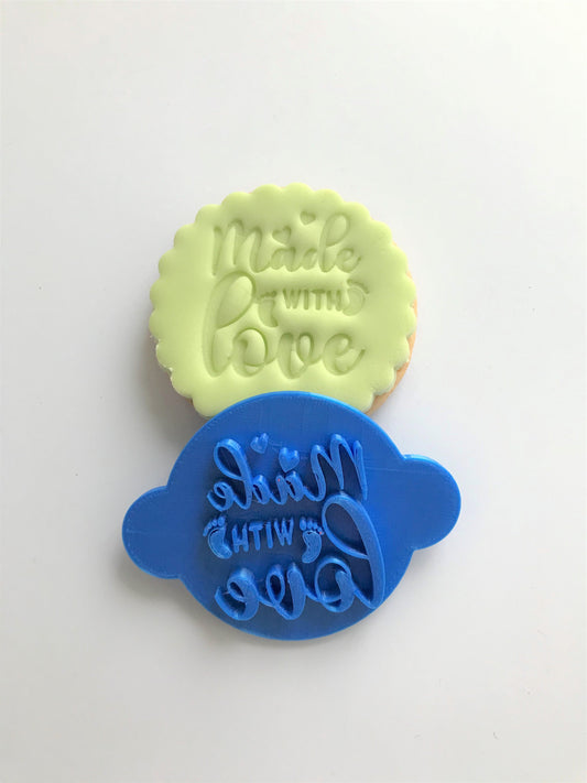 Made With Love Cookie Stamp.