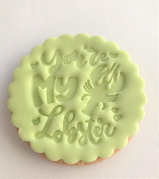 You're My Lobster Cookie Stamp.