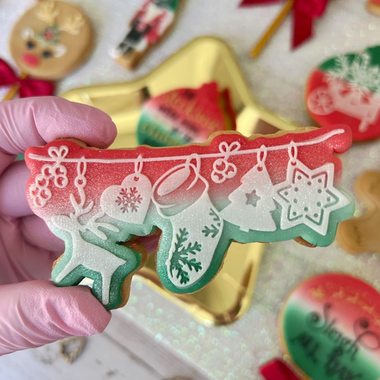 Christmas Hanging Stocking Embosser and Cookie Cutter Set.