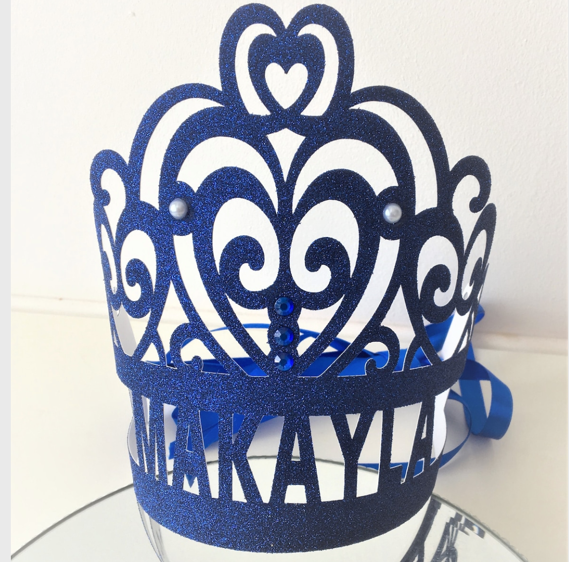 Custom Glitter Crown