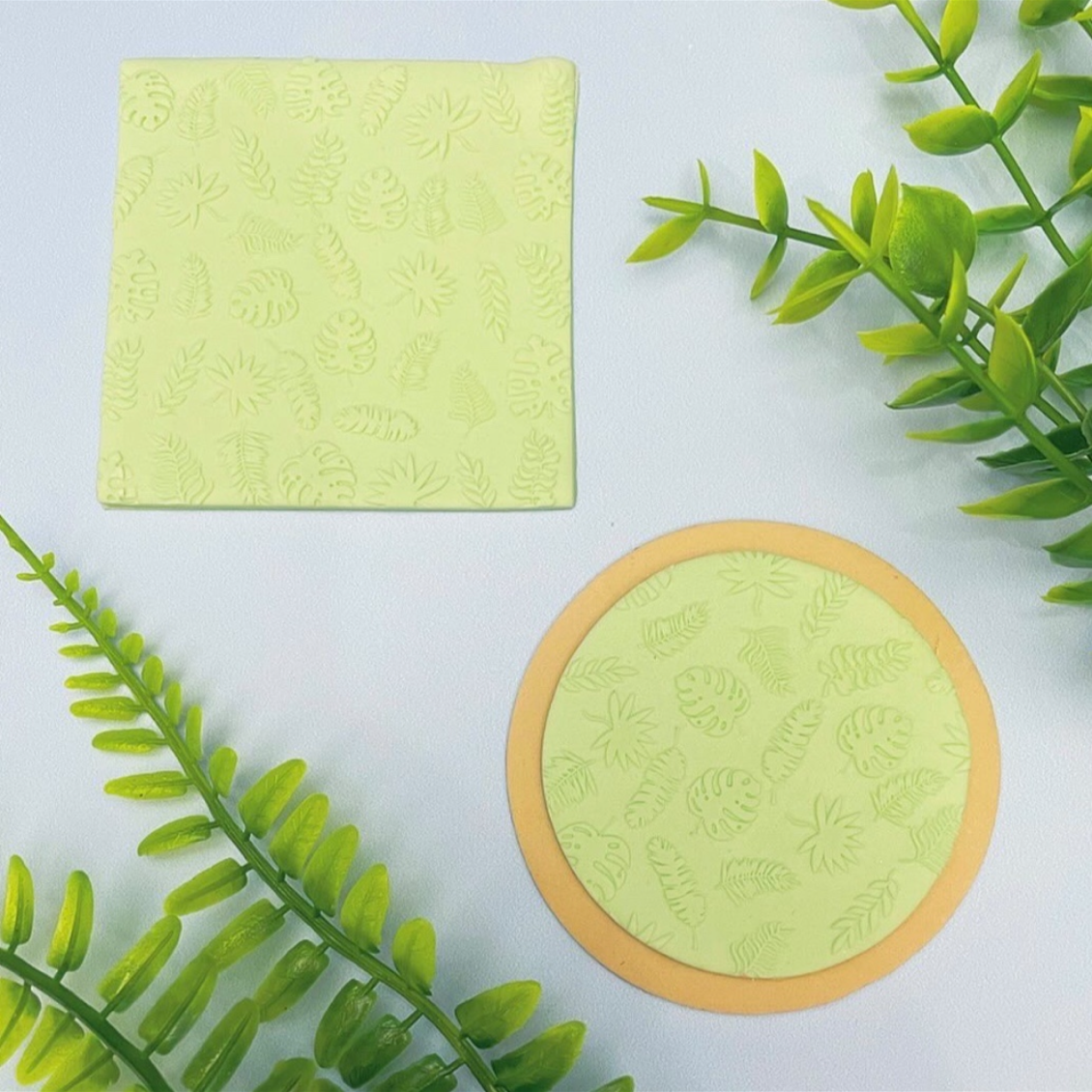 Leaf Print Pattern Embosser