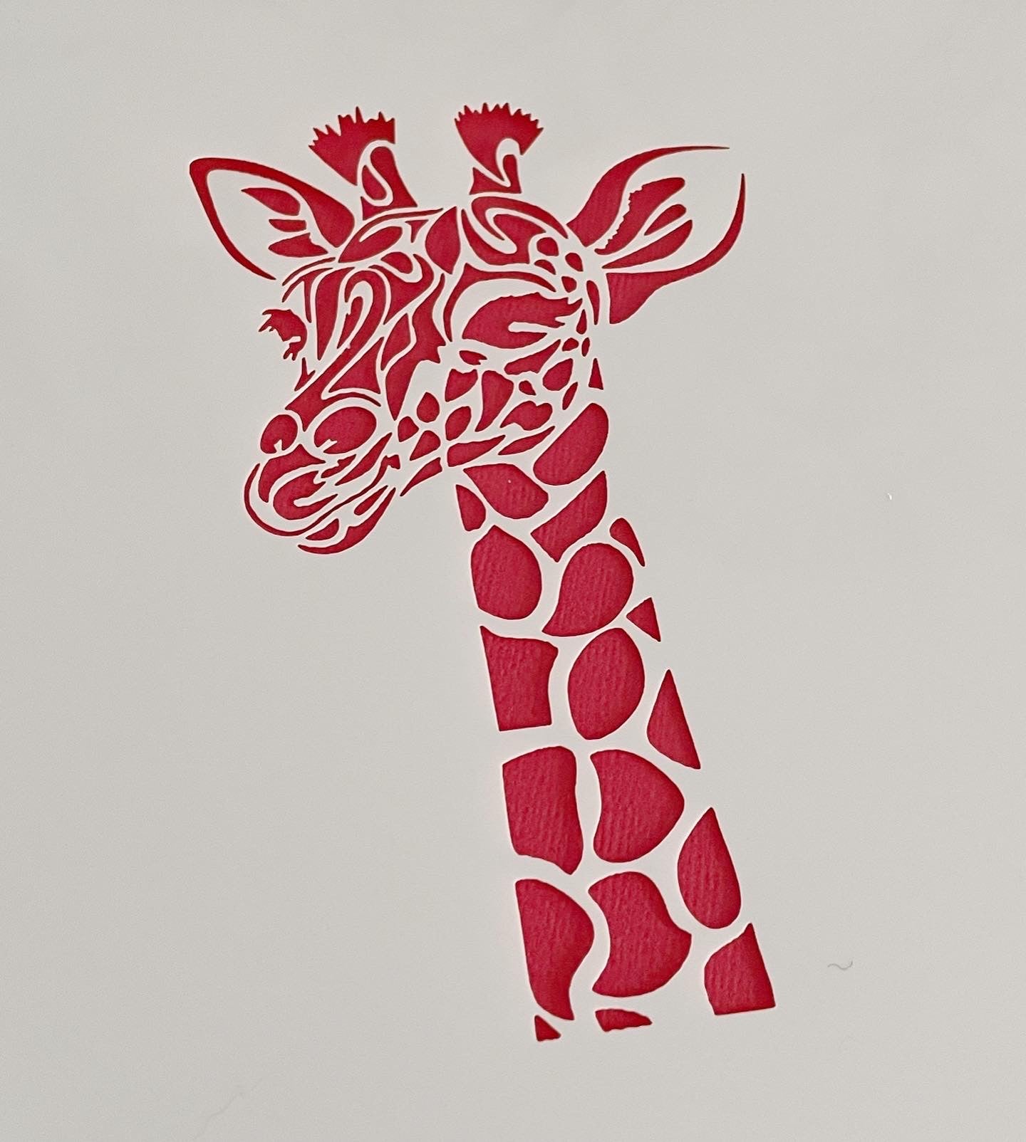 Giraffe Stencil.