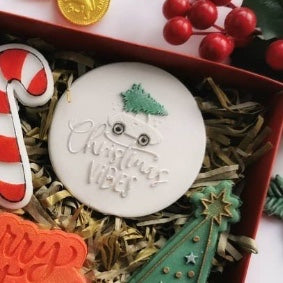 Christmas Vibes Embosser Stamp.
