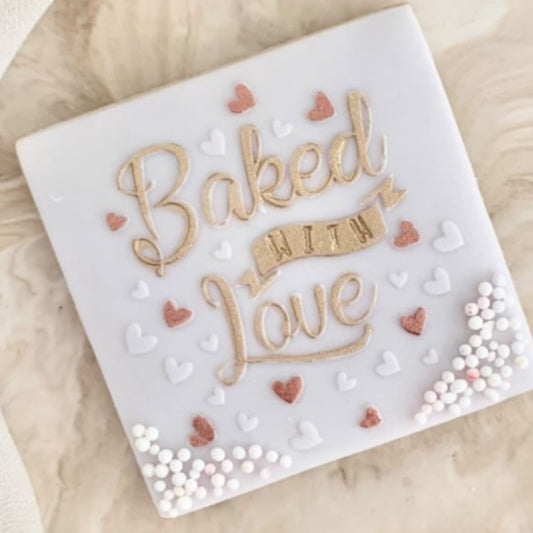 Baked With Love Embosser.