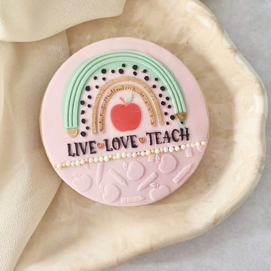 Live Love Teach Embosser.