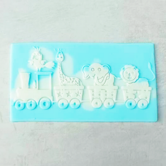 Circus Animal Train Embosser and Cookie Cutter Set.