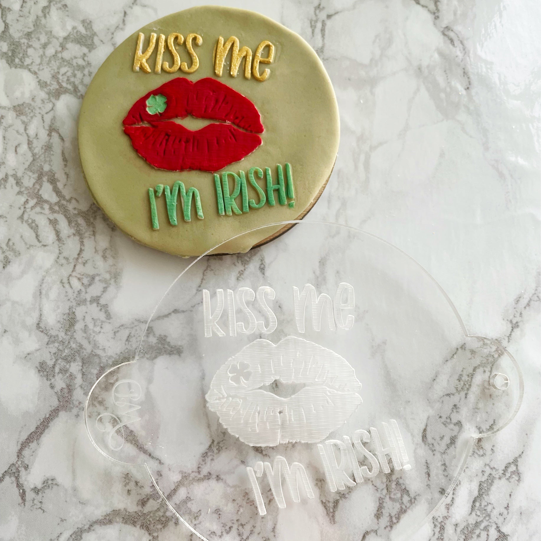 Kiss Me I'm Irish Embosser.