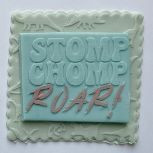 Chomp Stomp Roar! Embosser.