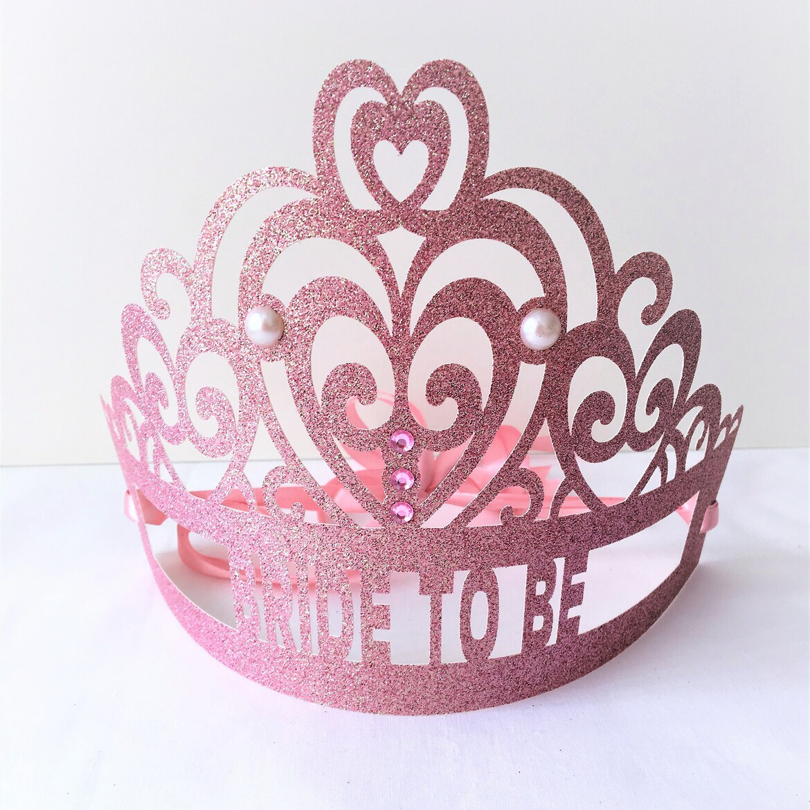 Bridal Shower Glitter Crown