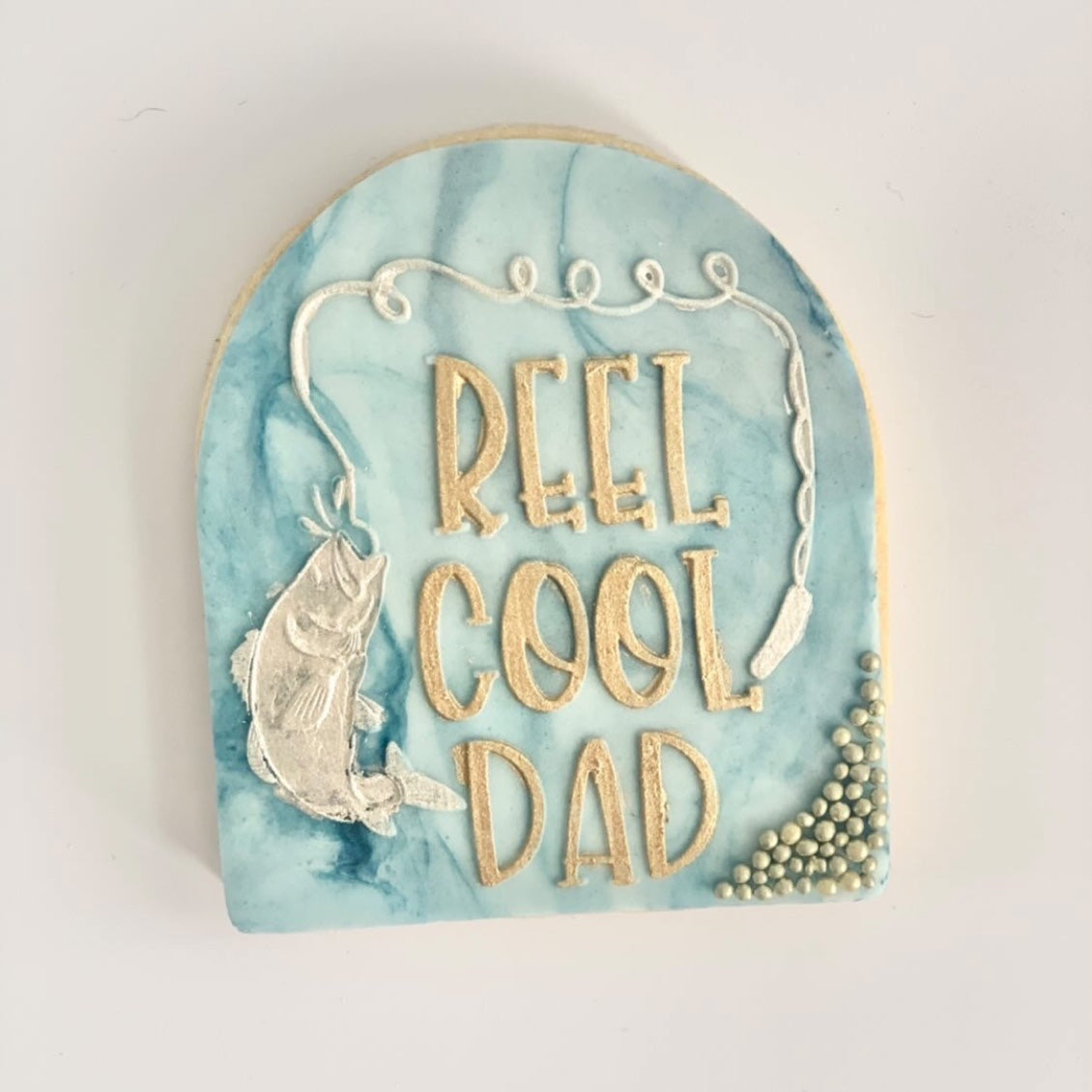 Reel Cool Dad Cookie Embosser.