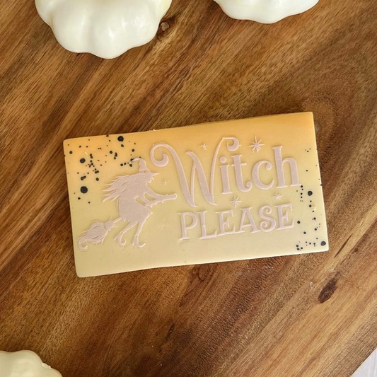 Witch Please Rectangle Embosser and Cookie Cutter Set.