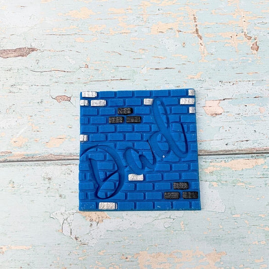 Brickwork Pattern Embosser with Raised Brickwork.