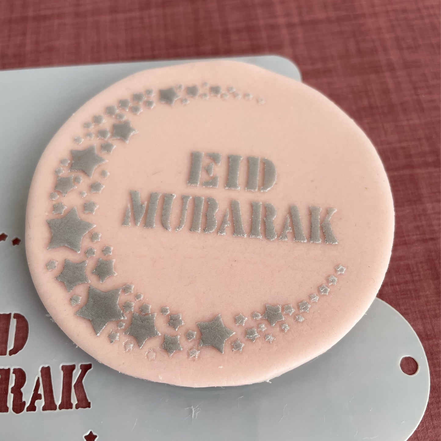 Eid Mubarak Stencil.