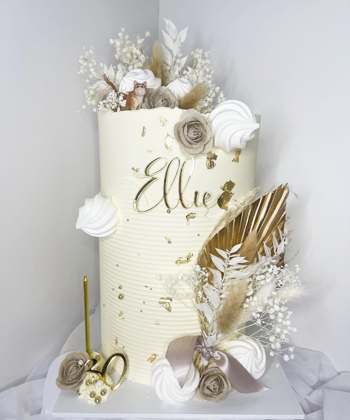 Elegance Font Name Charm - Personalised Acrylic Cake Decor