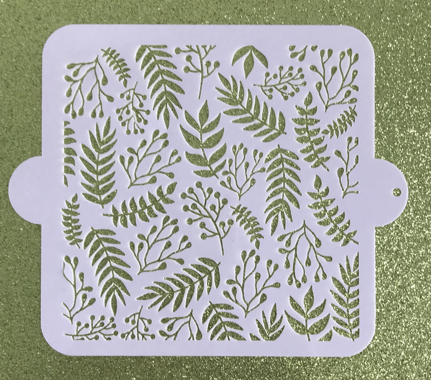 Multi Leaves Stencil.