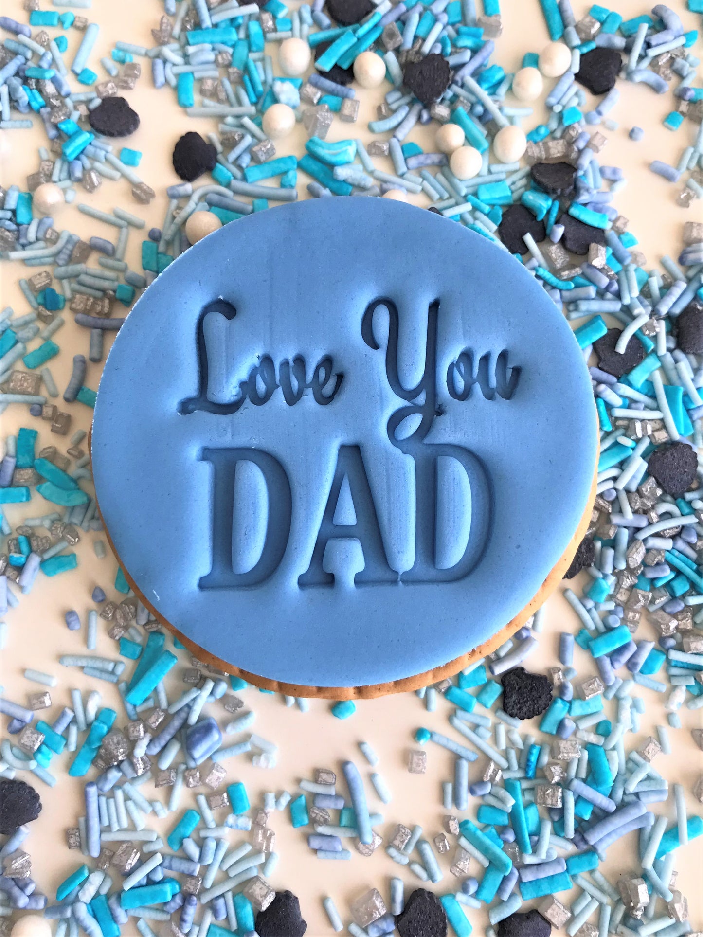 Love You Dad Cookie Stamp.