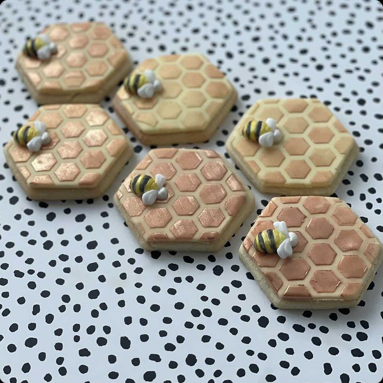 Honeycomb Stencil. Hexagon Shape