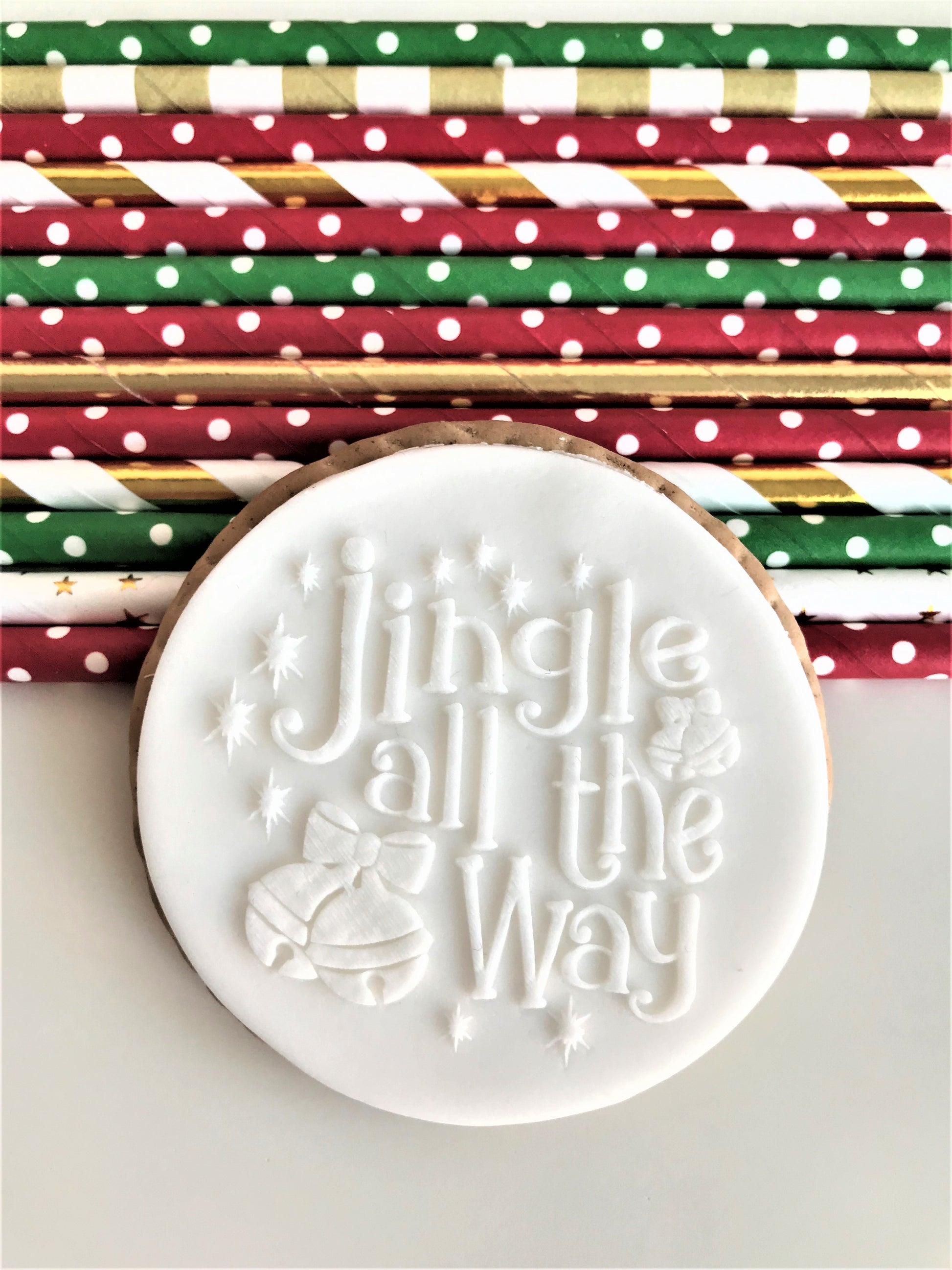 Jingle All The Way Embosser Stamp