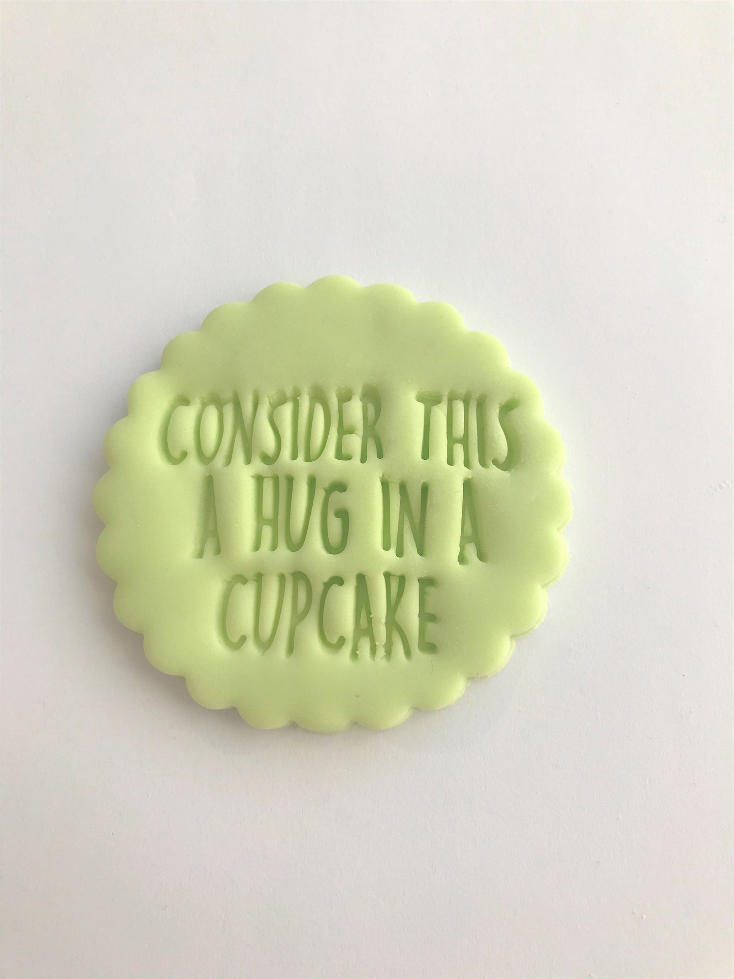 Hug in a Cupcake Cookie Stamp.