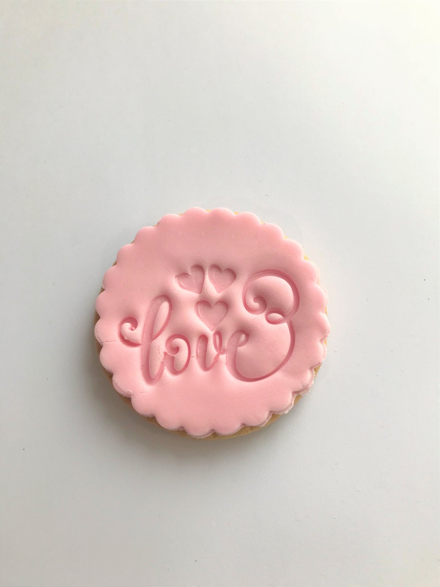 Love Cookie Stamp. Style #1.