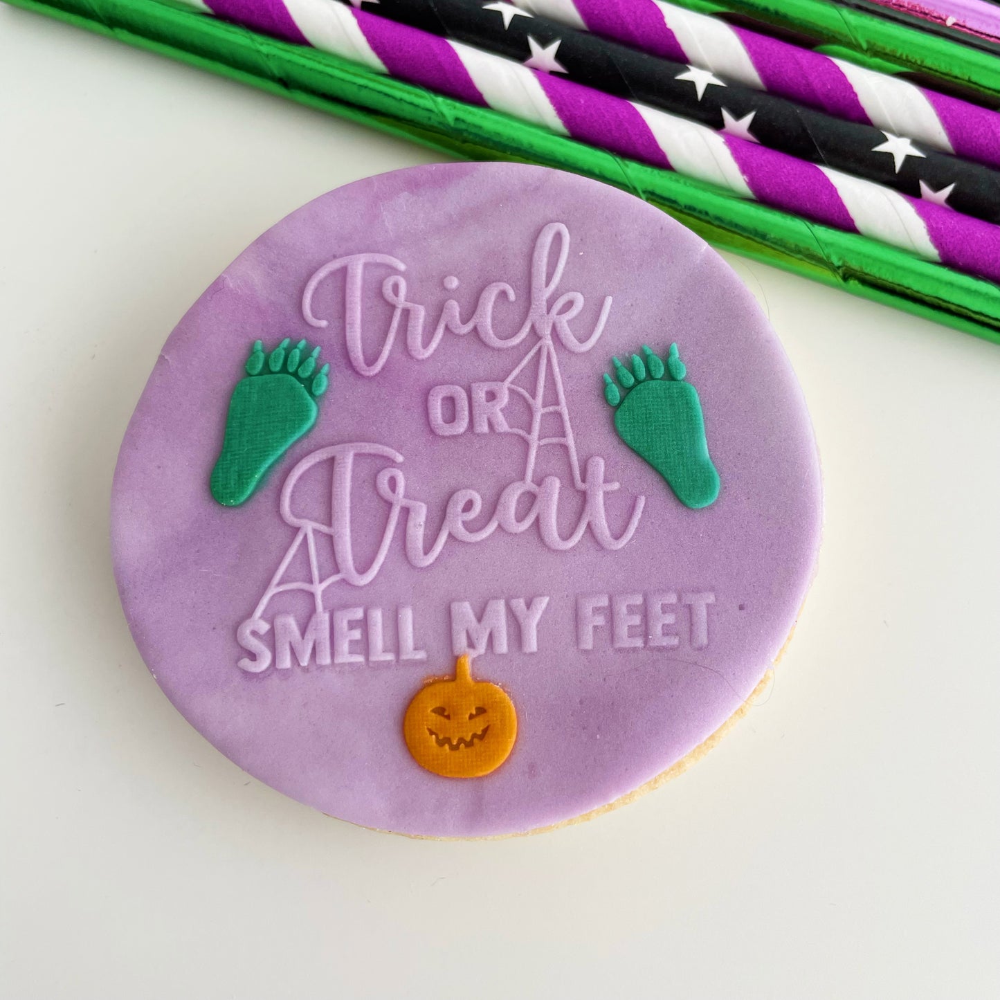 Trick or Treat Smell My Feet Embosser.