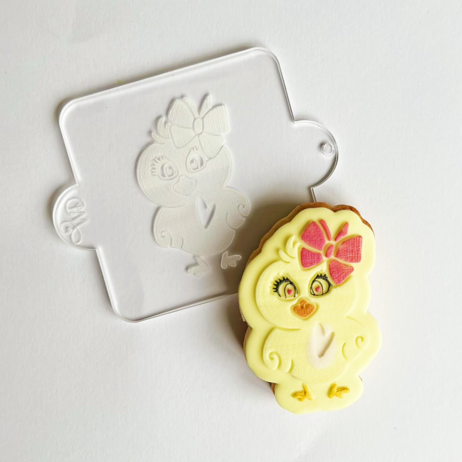 Cute Little Chick Embosser. Embosser and Cutter Set