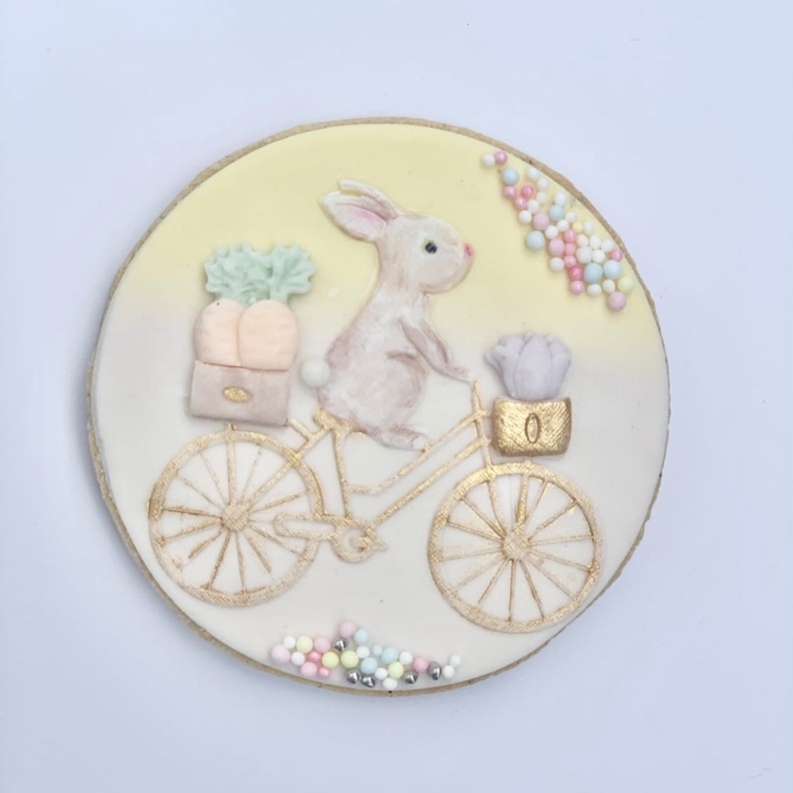 Bunny on Bicycle Embosser.