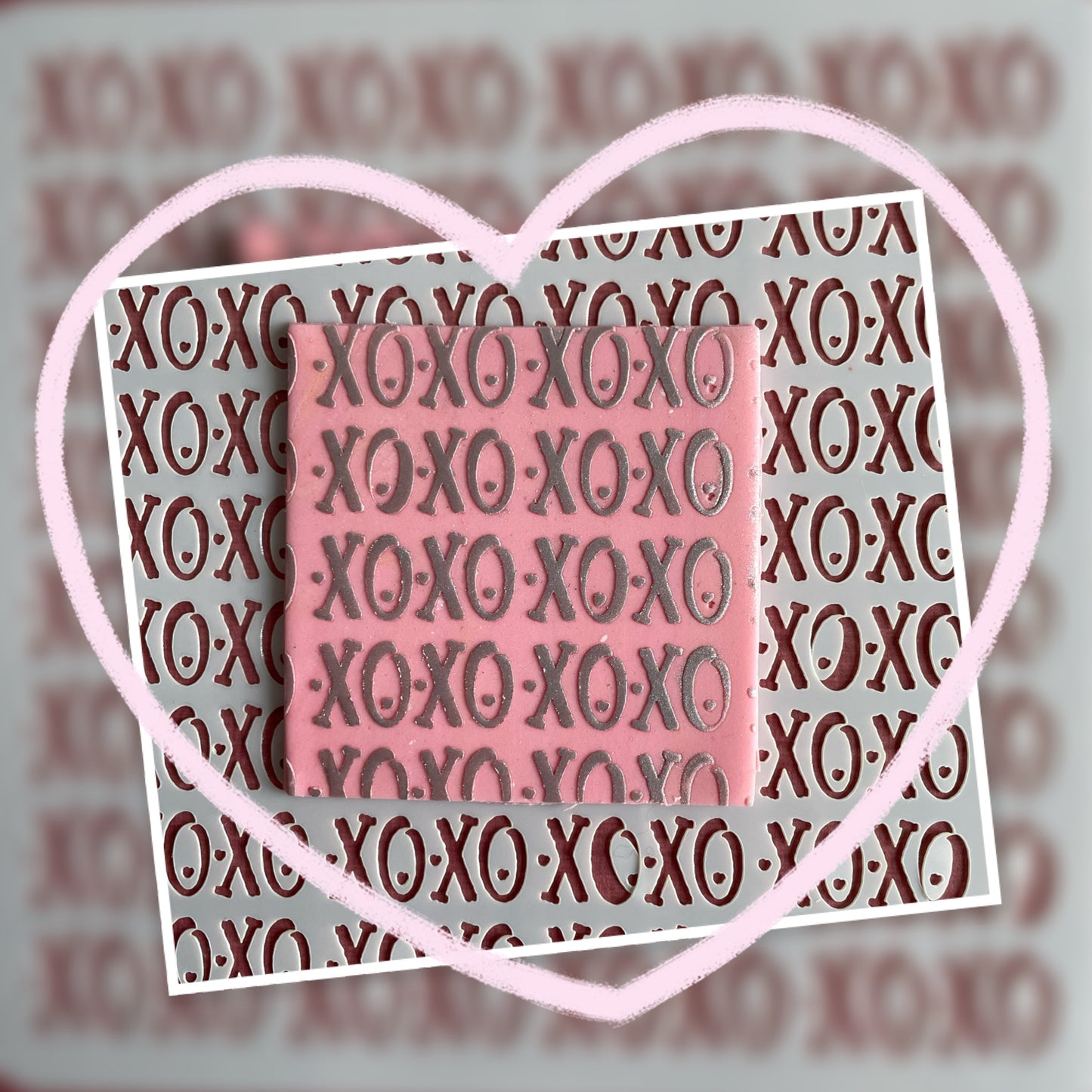 XOXO Stencil. Repeat Pattern Design